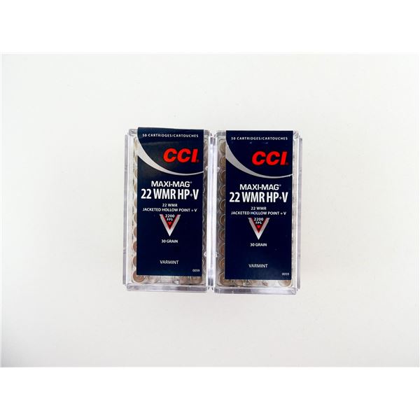 CCI MAXI-MAG .22 WMR AMMO LOT