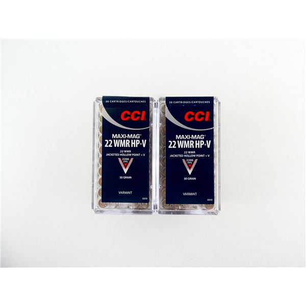 CCI MAXI-MAG .22 WMR AMMO LOT
