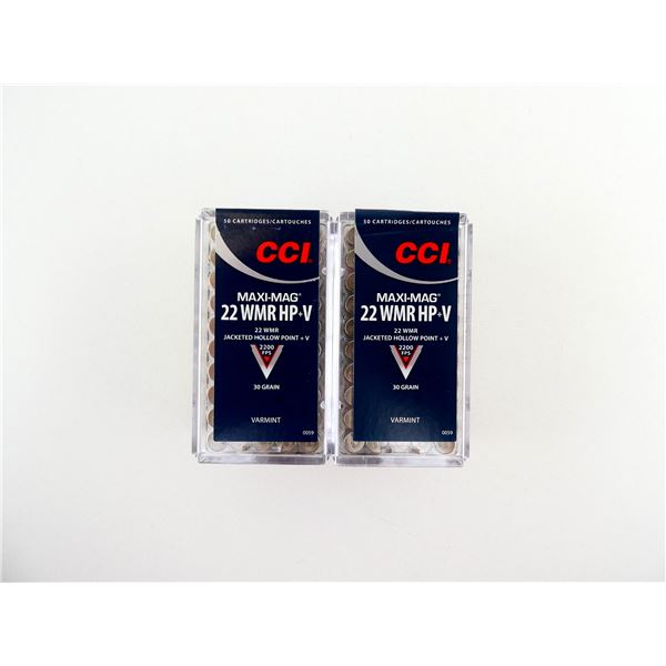 CCI MAXI-MAG .22 WMR AMMO LOT