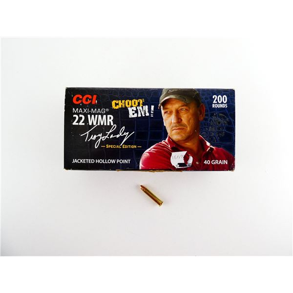 CCI MAXI-MAG .22 WMR TROY LANDRY SPECIAL EDITION AMMO LOT