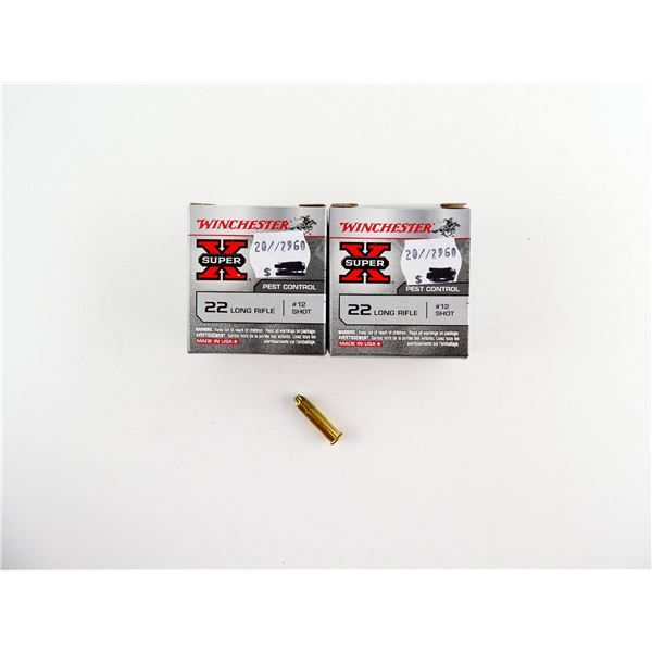 WINCHESTER .22 LR SHOT SHELL AMMO LOT