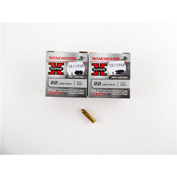 WINCHESTER .22 LR SHOT SHELL AMMO LOT