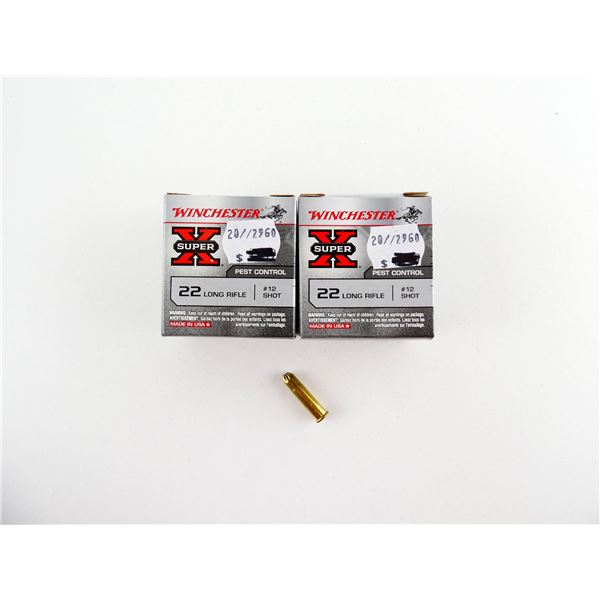 WINCHESTER .22 LR SHOT SHELL AMMO LOT