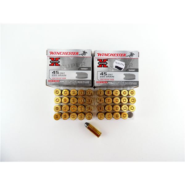WINCHESTER .45 COLT AMMO LOT