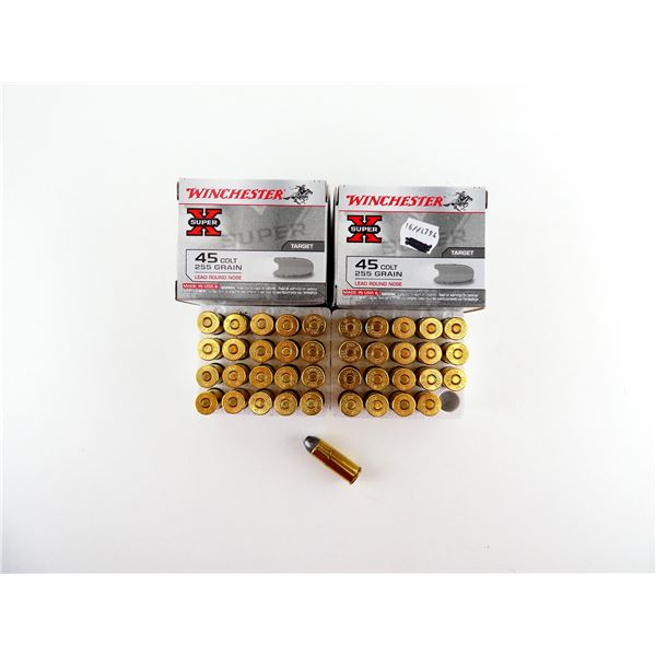 WINCHESTER .45 COLT AMMO LOT