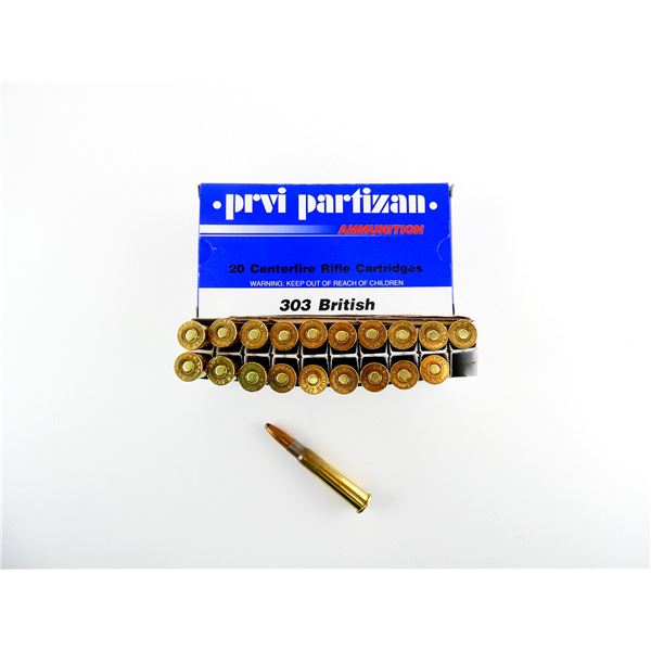 PRVI PARTIZAN .303 BR  AMMO LOT