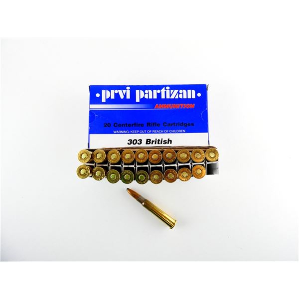 PRVI PARTIZAN .303 BR  AMMO LOT
