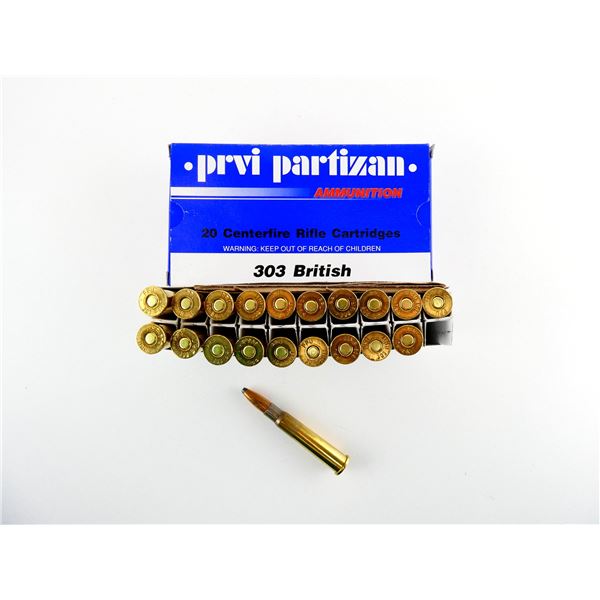 PRVI PARTIZAN .303 BR  AMMO LOT