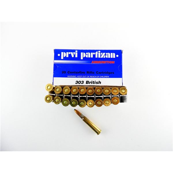 PRVI PARTIZAN .303 BR  AMMO LOT