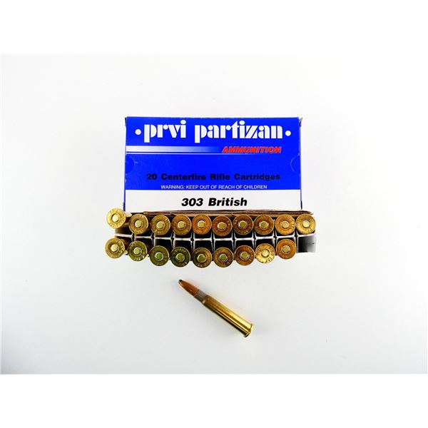 PRVI PARTIZAN .303 BR  AMMO LOT