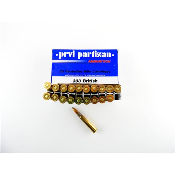 PRVI PARTIZAN .303 BR  AMMO LOT