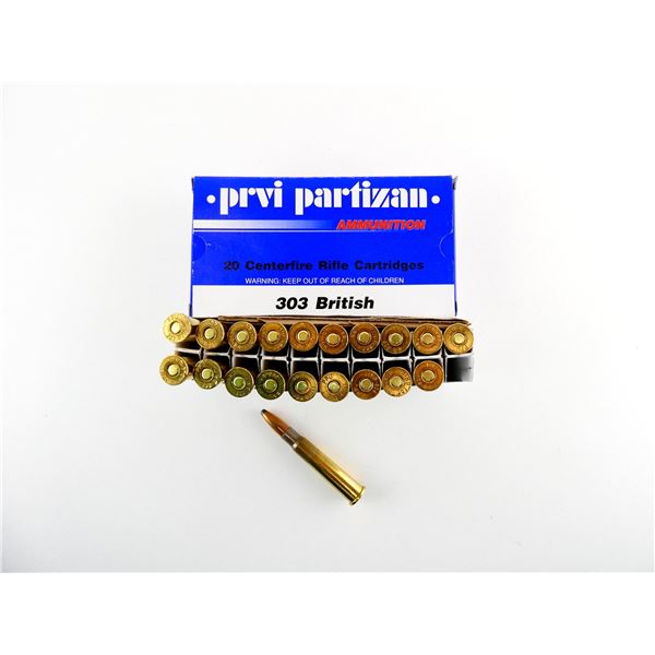 PRVI PARTIZAN .303 BR  AMMO LOT