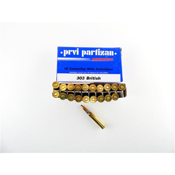 PRVI PARTIZAN .303 BR  AMMO LOT