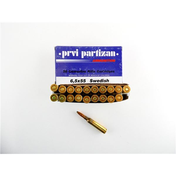PRVI PARTIZAN 6.5X55 SWEDISH AMMO LOT