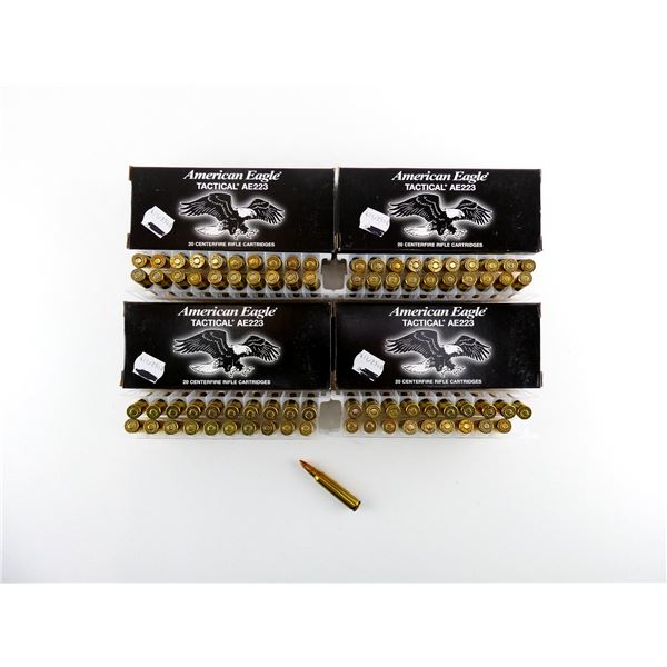 FEDERAL AMERICAN EAGLE .223 REM AMMO LOT