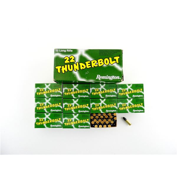 REMINGTON THUNDER BOLT .22 LR AMMO LOT