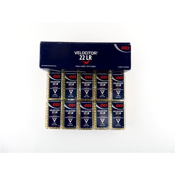 CCI VELOCITOR .22 LR AMMO LOT