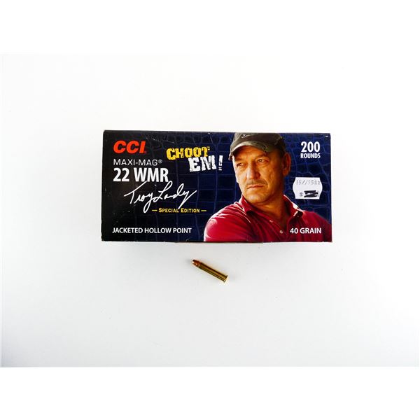CCI MAXI-MAG .22 WMR TROY LANDRY SPECIAL EDITION AMMO LOT