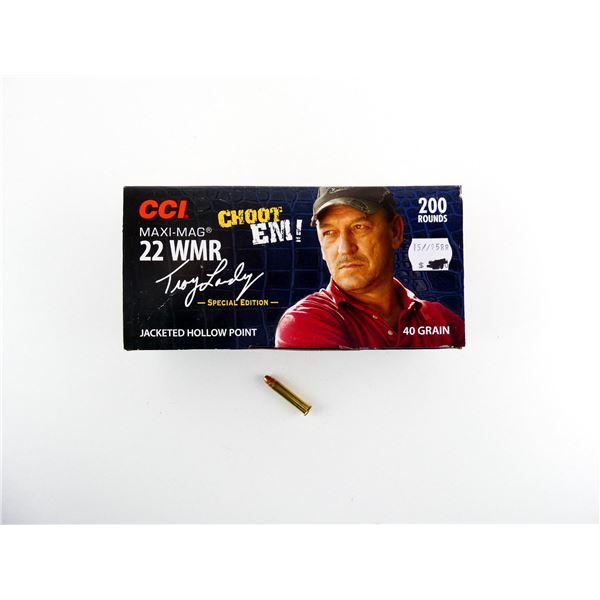 CCI MAXI-MAG .22 WMR TROY LANDRY SPECIAL EDITION AMMO LOT