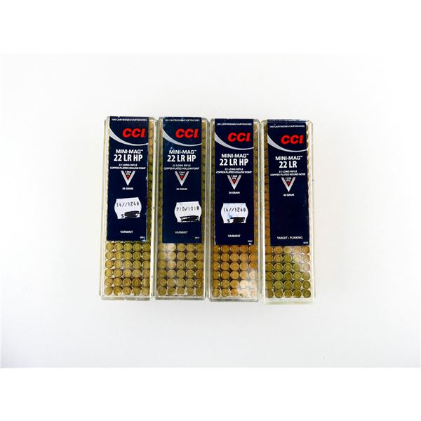 CCI MINI-MAG .22 LR AMMO LOT