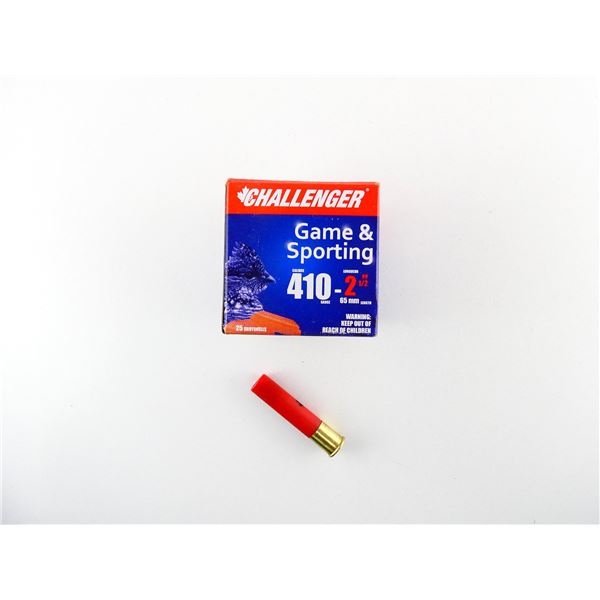 CHALLENGER .410 GAUGE 2 1/2" SHOT SHELL AMMO LOT