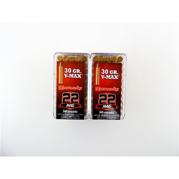HORNADY .22 MAGNUM AMMO LOT