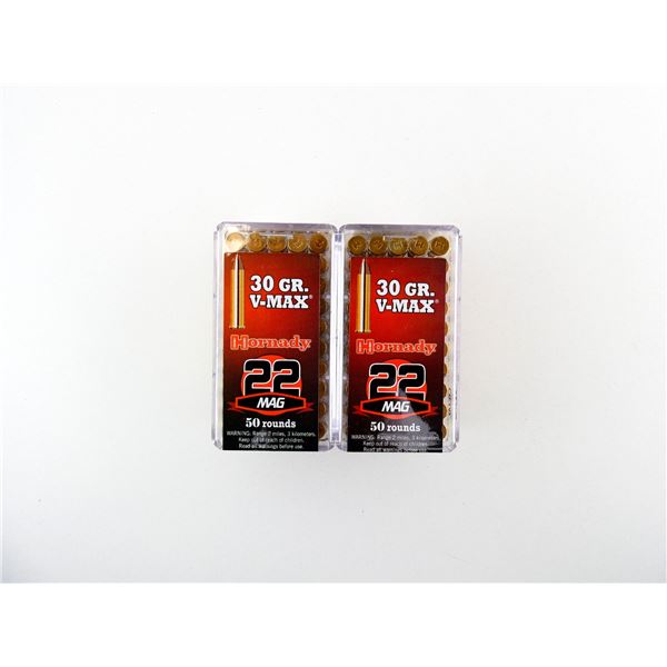 HORNADY .22 MAGNUM AMMO LOT