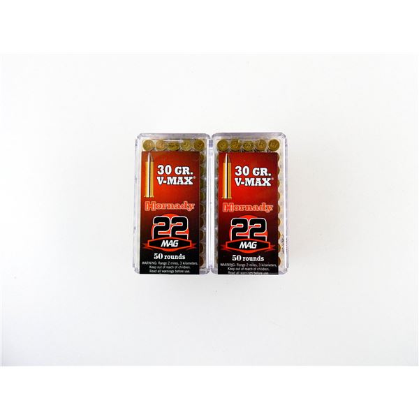 HORNADY .22 MAGNUM AMMO LOT