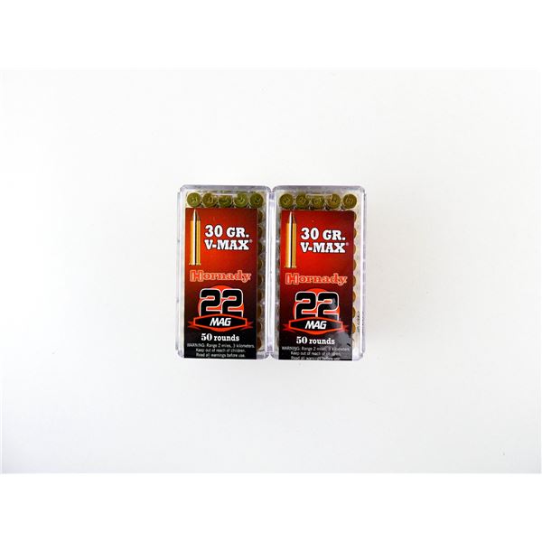 HORNADY .22 MAGNUM AMMO LOT