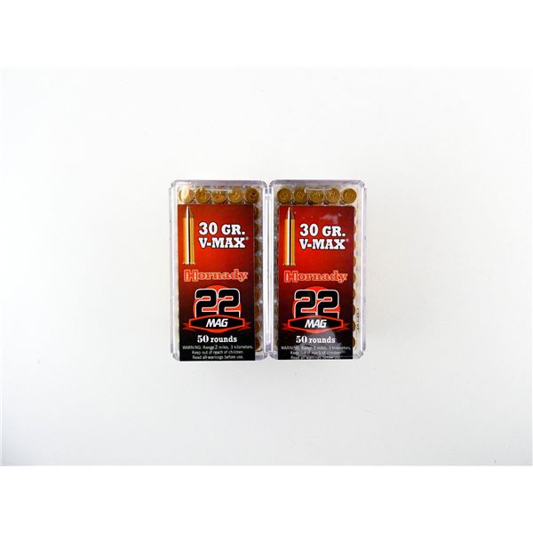 HORNADY .22 MAGNUM AMMO LOT