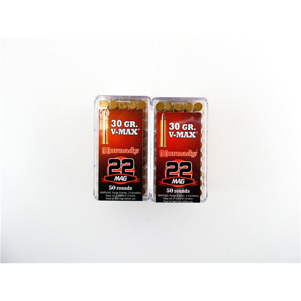 HORNADY .22 MAGNUM AMMO LOT