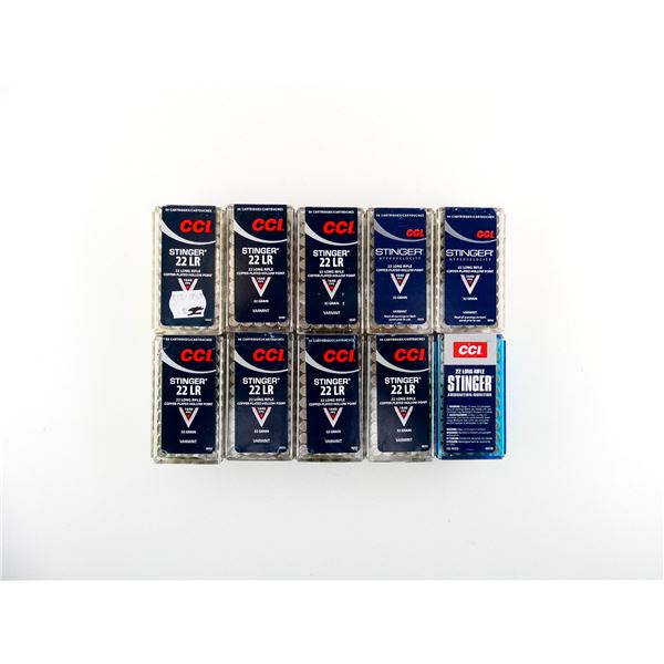 CCI STINGER .22 LR AMMO LOT