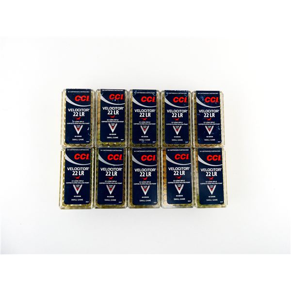 CCI VELOCITOR .22 LR AMMO LOT
