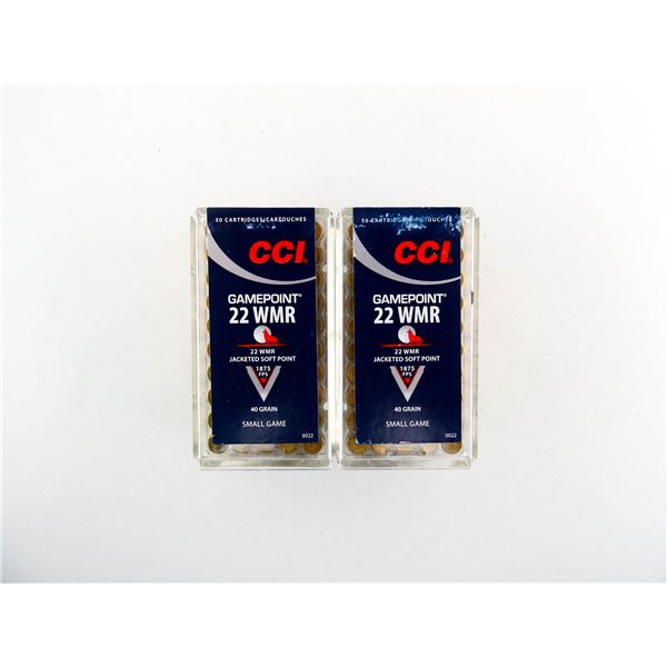 CCI GAMEPOINT .22 WMR AMMO LOT