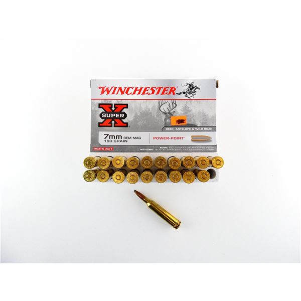 WINCHESTER 7MM REM MAGNUM AMMO LOT