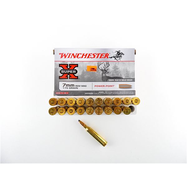 WINCHESTER 7MM REM MAGNUM AMMO LOT