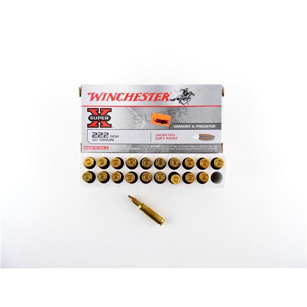 WINCHESTER .222 REM AMMO LOT