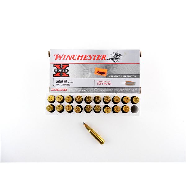 WINCHESTER .222 REM AMMO LOT