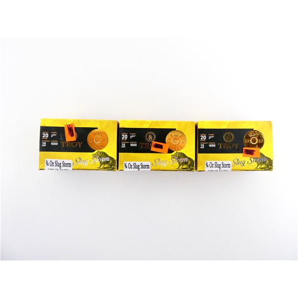 TROY 20 GAUGE 2 3/4" SHOT SHELL AMMO LOT