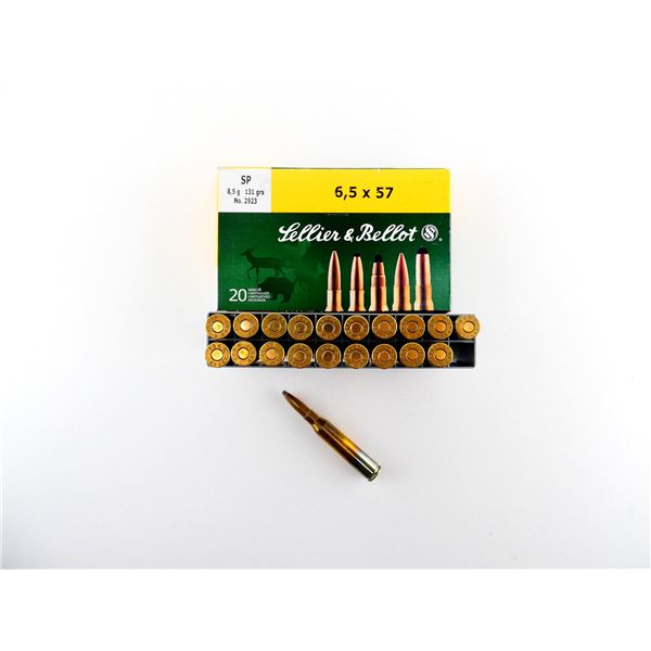 SELLIER & BELLOT 6.5X57MM AMMO LOT