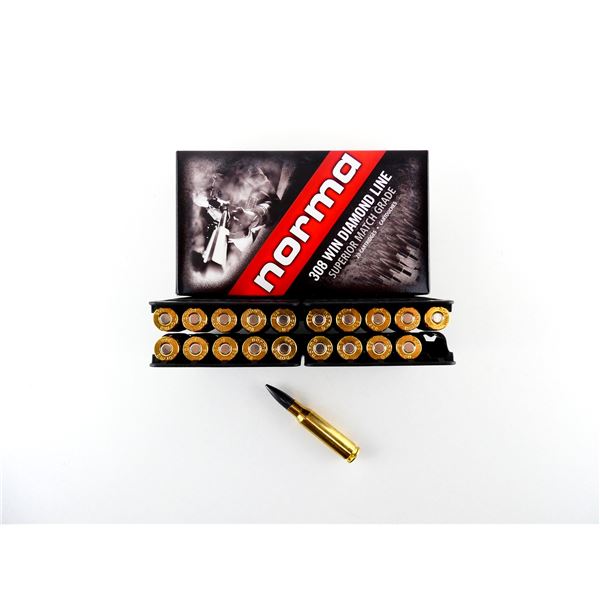 NORMA .308 WIN DIAMOND LINE SUPERIOR MATCH GRADE AMMO LOT