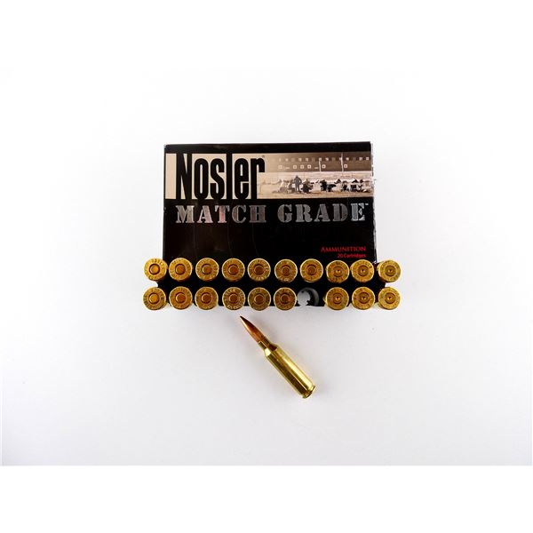 NOSLER MATCH GRADE 6.5 CREEDMOOR AMMO AND NON-PRIMED BRASS CASES LOT