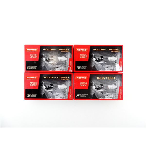 ASSORTED NORMA MATCH GRADE .223 REM AMMO LOT