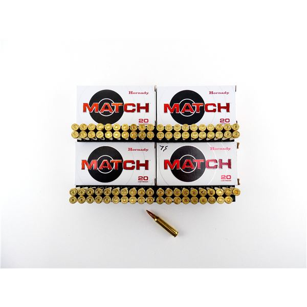 HORNADY MATCH .223 REM AMMO LOT