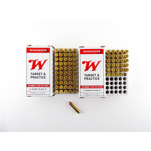 WINCHESTER .30 CARBINE AMMO LOT