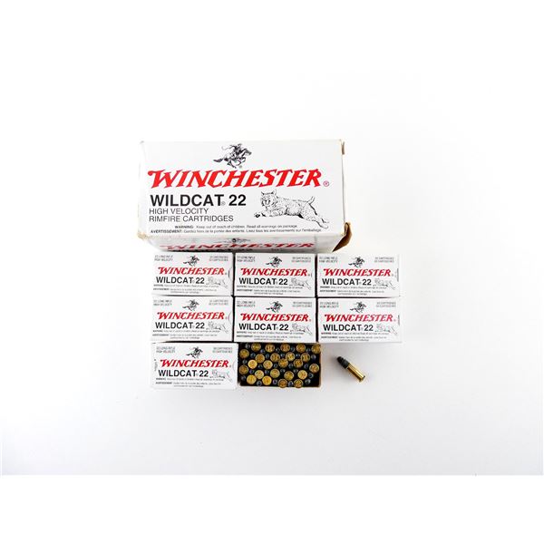 WINCHESTER WILDCAT .22 LR AMMO LOT