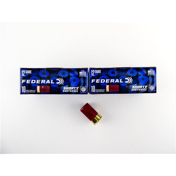 FEDERAL 12 GAUGE 1 3/4" SHORTY SHOT SHELL AMMO LOT