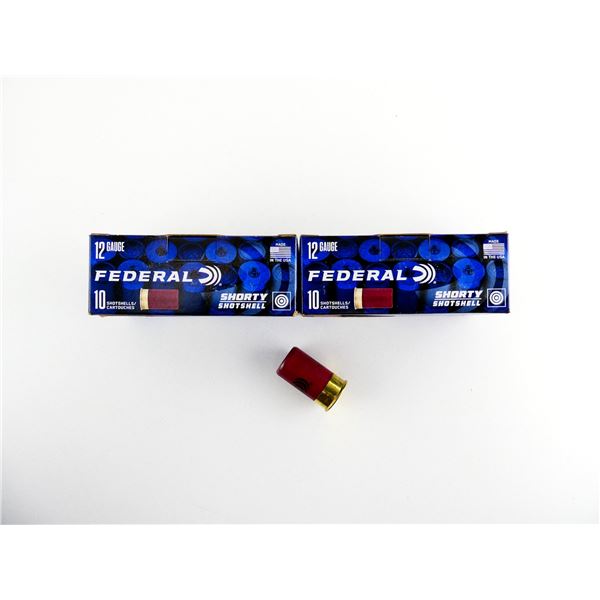 FEDERAL 12 GAUGE 1 3/4" SHORTY SHOT SHELL AMMO LOT