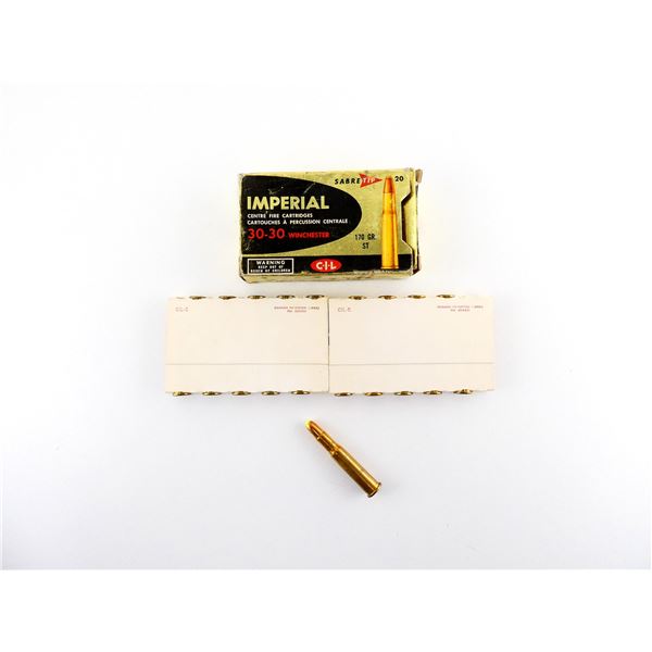 IMPERIAL .30-30 WIN AMMO LOT