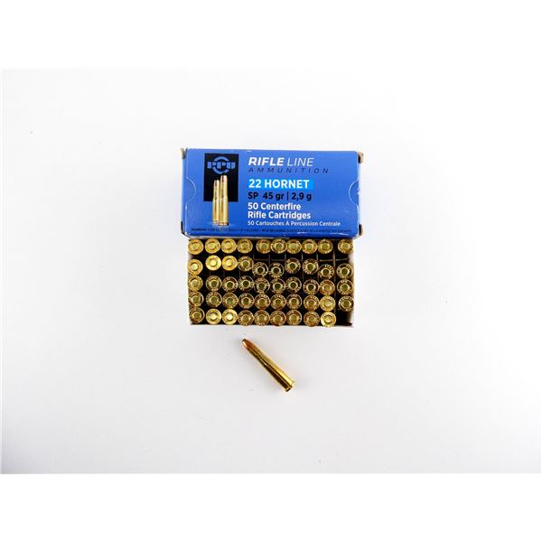PPU .22 HORNET AMMO LOT